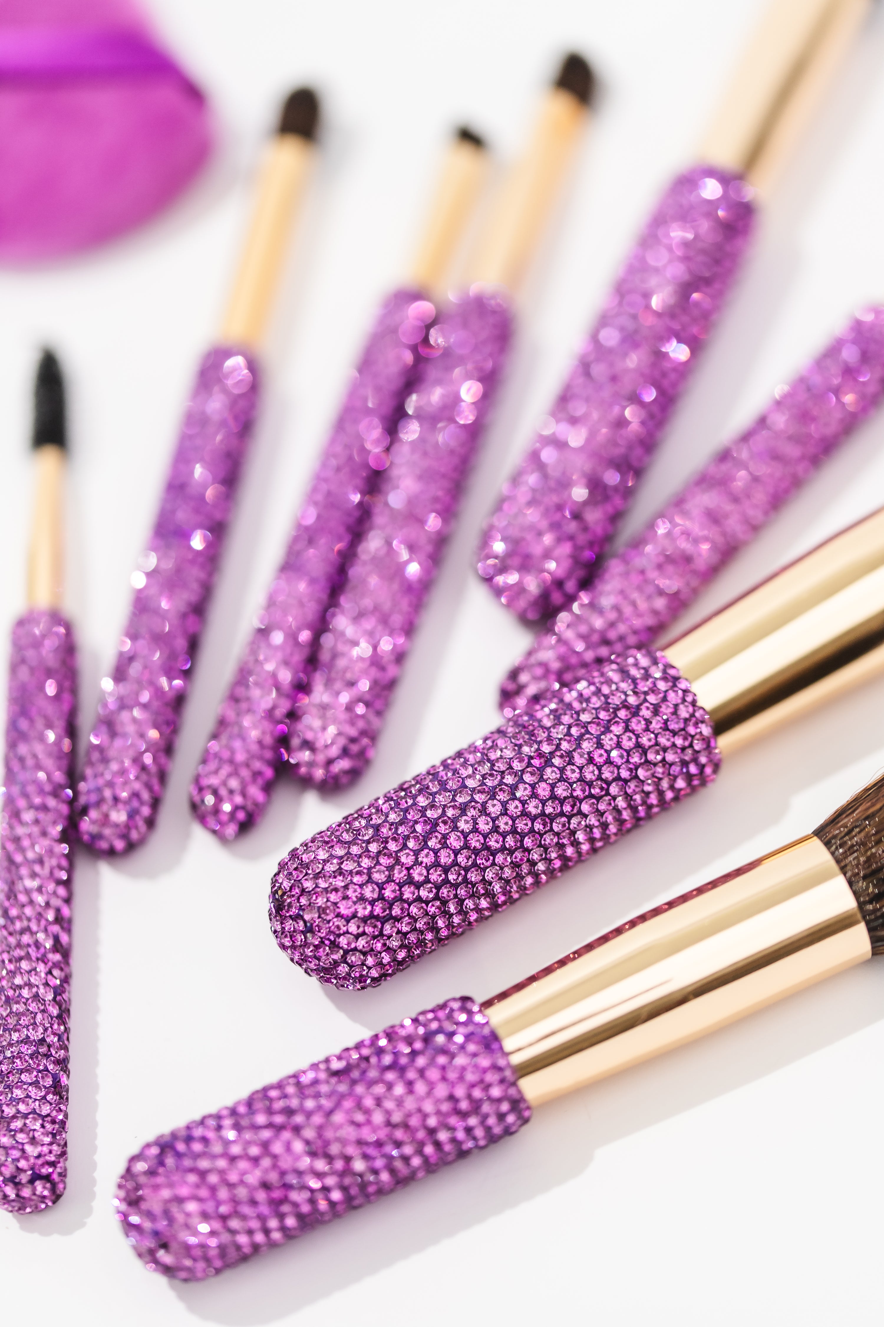 Violet Glitz & Glam |11pc Travel Brush Set | GG18779