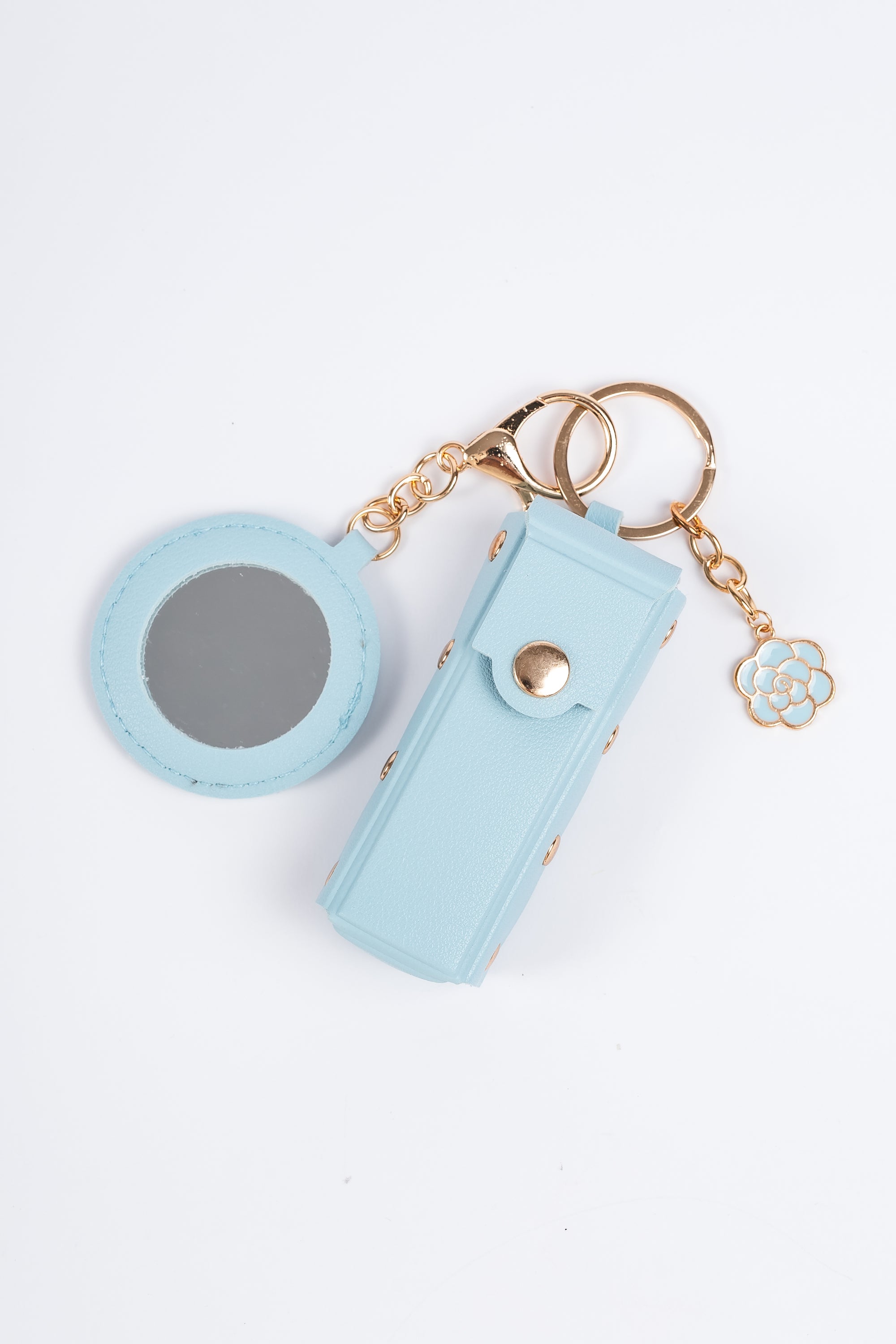 Primrose Lipstick Holder & Mirror Keychain