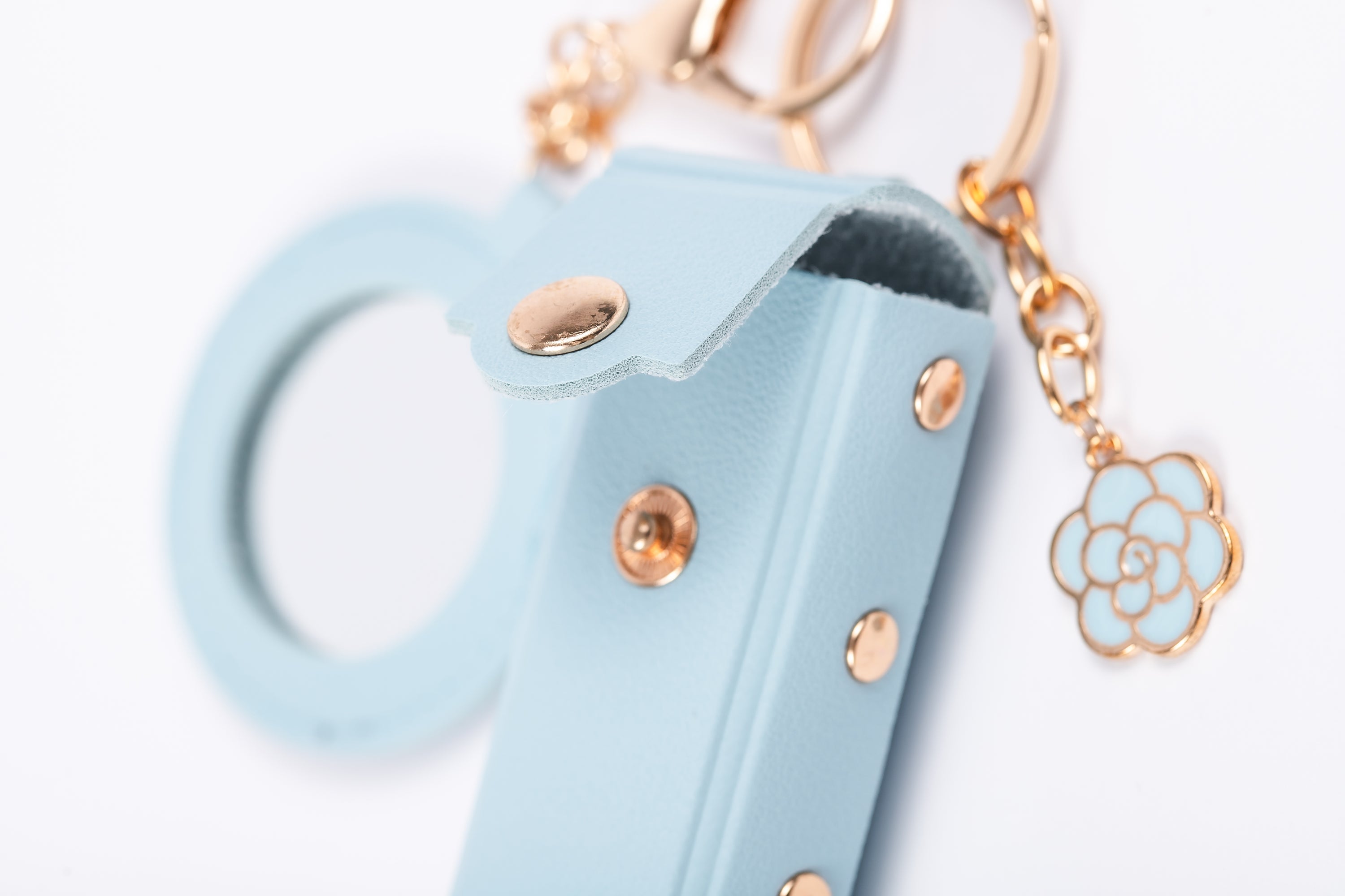 Primrose Lipstick Holder & Mirror Keychain