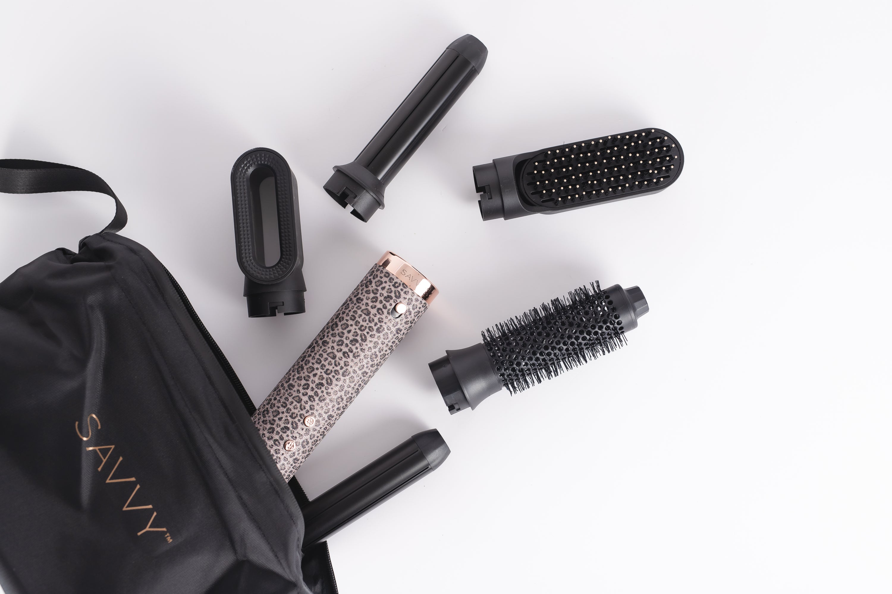 Leopard Savvy Ceramic 7pc Pro Styler
