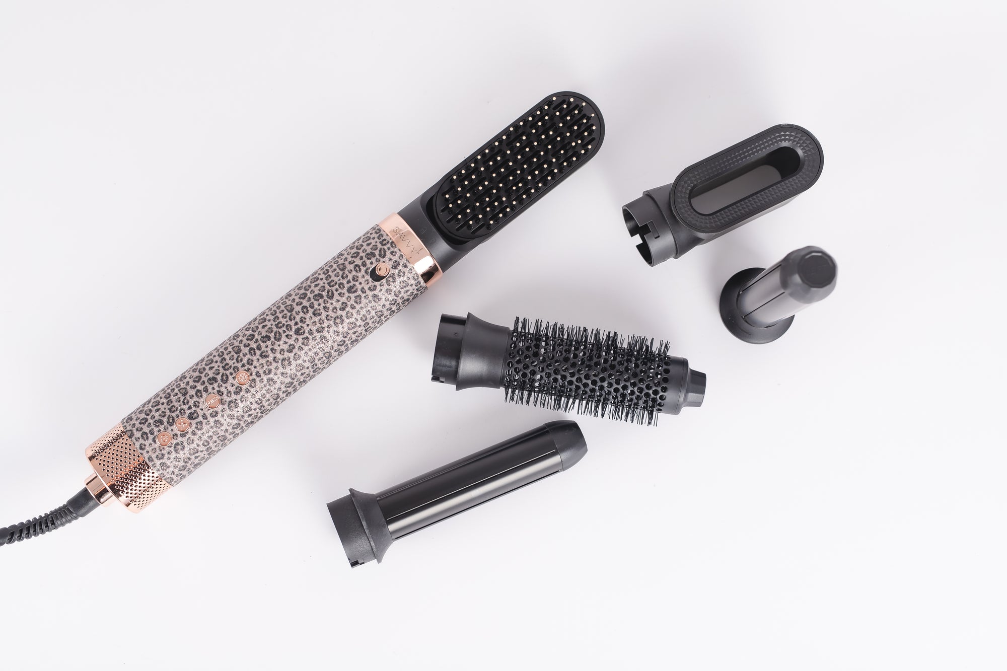 Leopard Savvy Ceramic 7pc Pro Styler