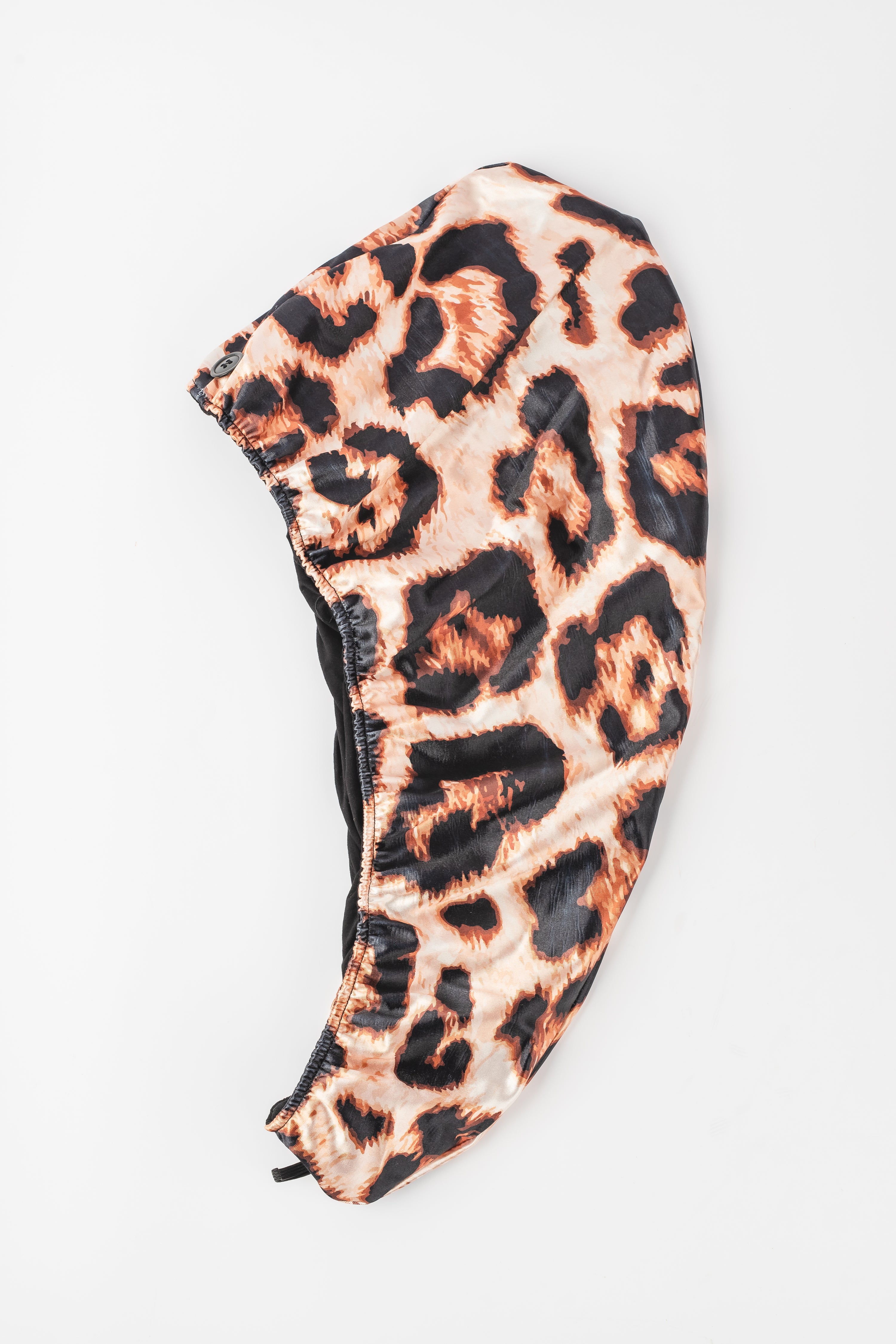 Nora Rose Double-Layered Satin & Bamboo Hair Turban