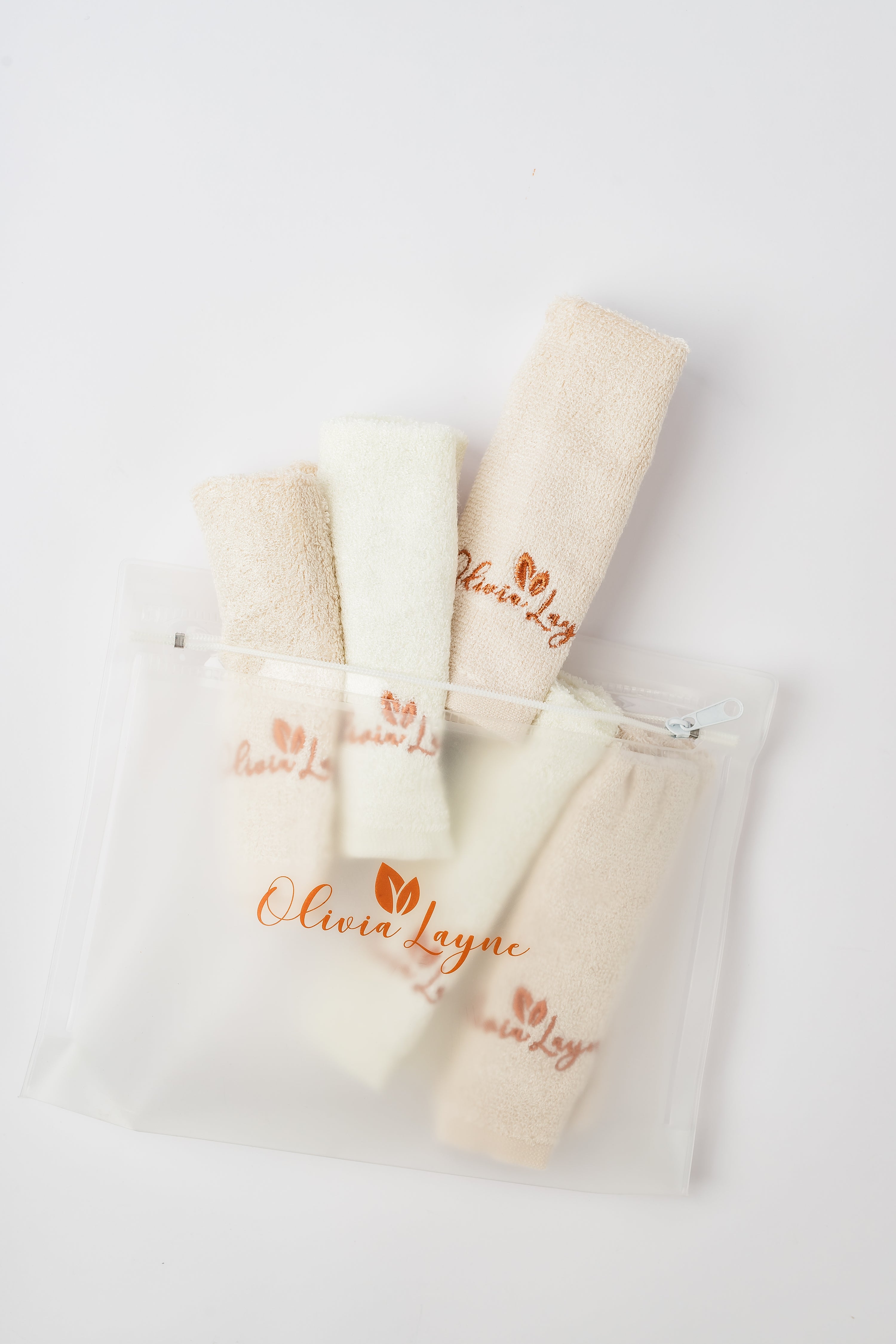 Olivia Layne Bamboo 5 Face Towels