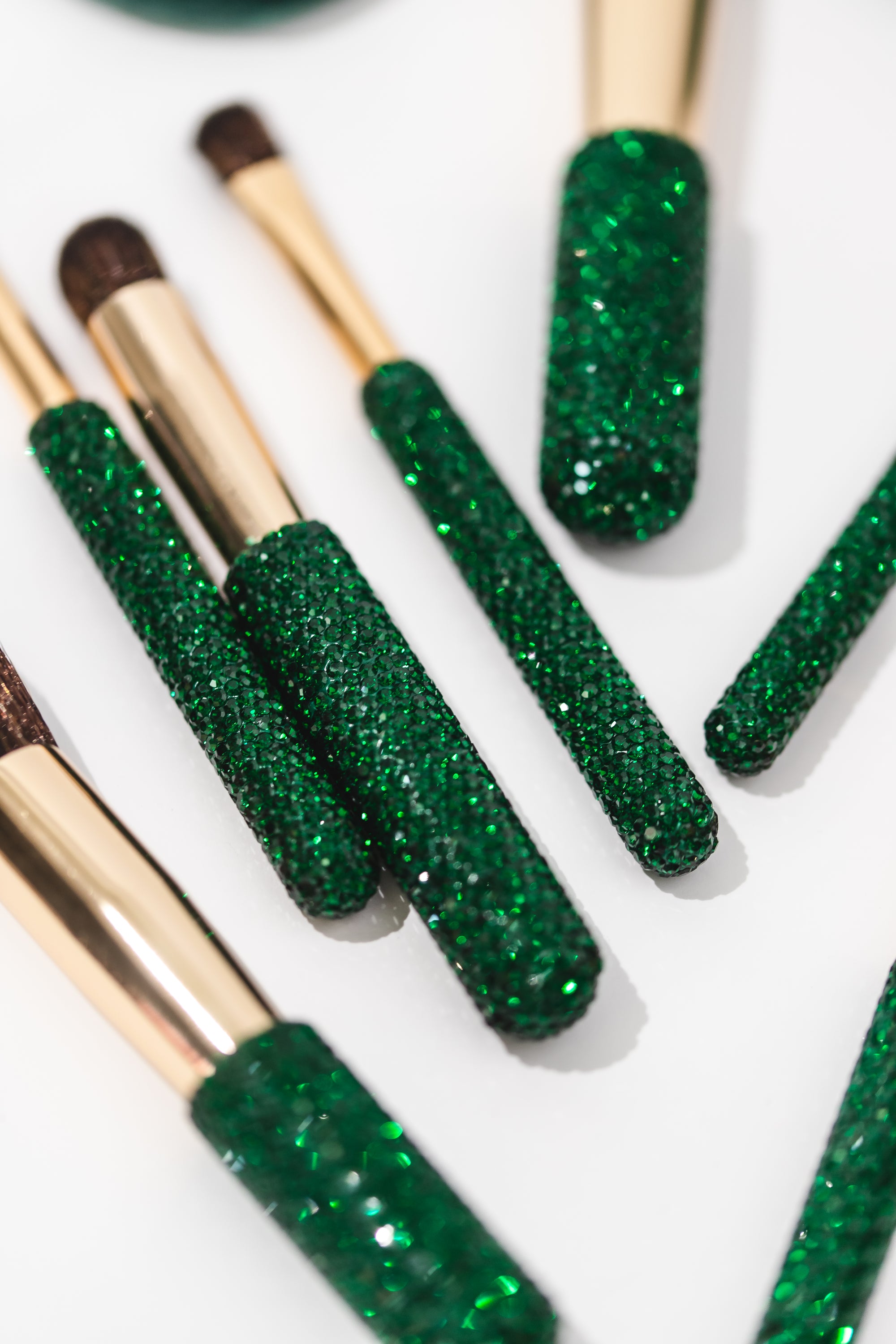 Emerald Glitz & Glam |11pc Travel Brush Set | GG18782