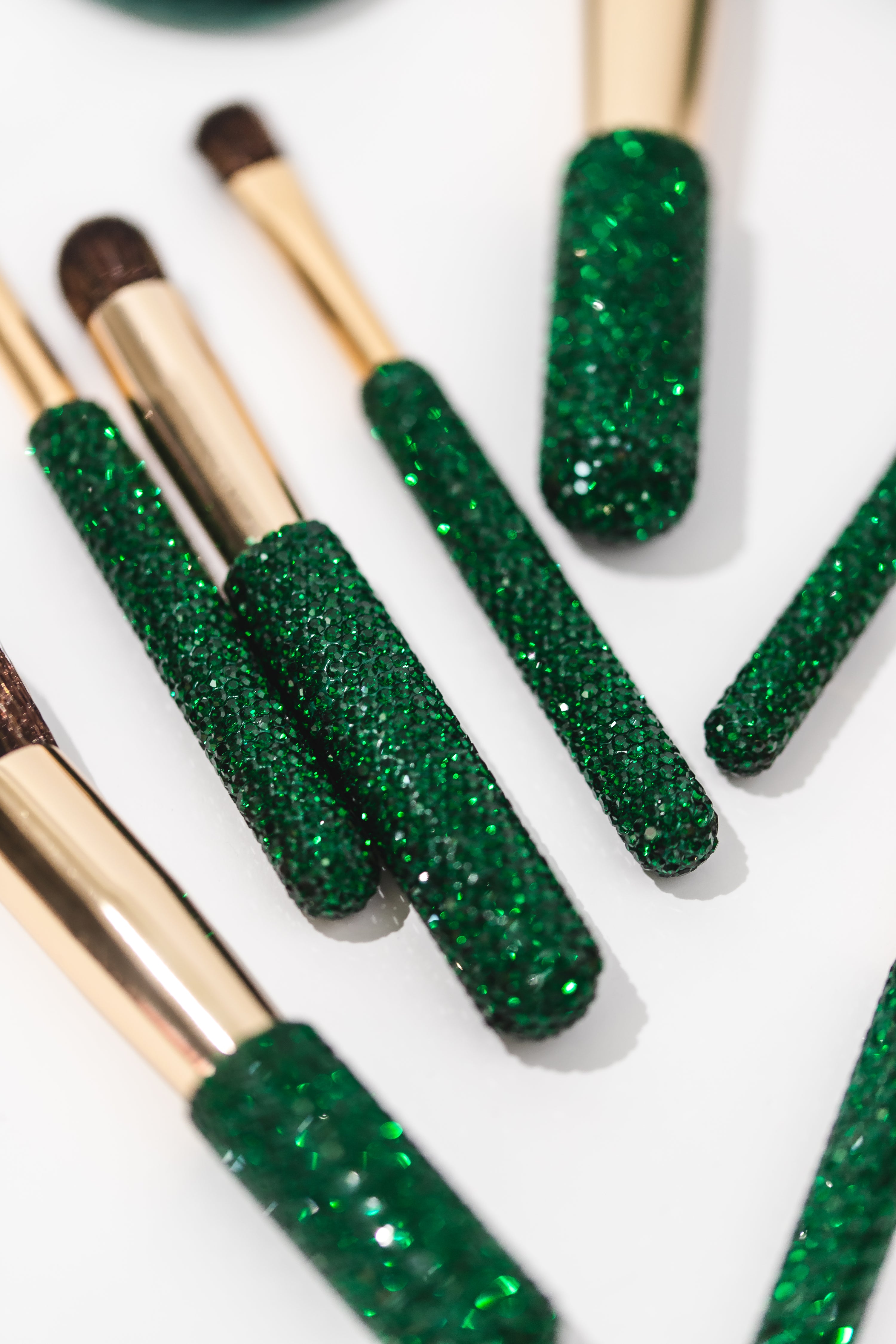 Emerald Glitz & Glam |11pc Travel Brush Set | GG18782