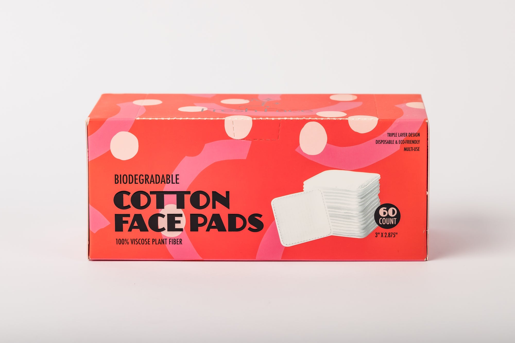 Fresh Face Biodegradable Cotton Face Pads