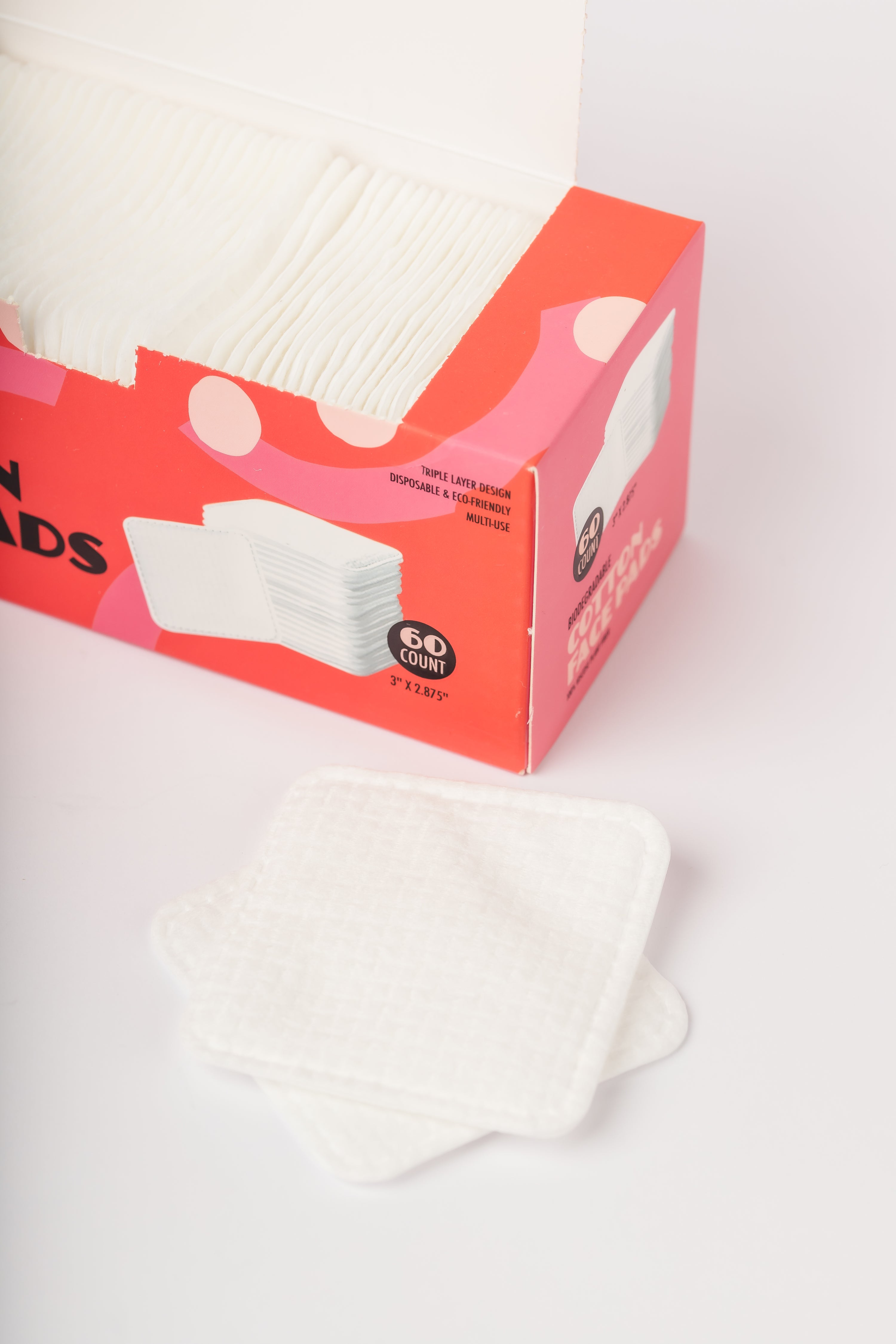 Fresh Face Biodegradable Cotton Face Pads