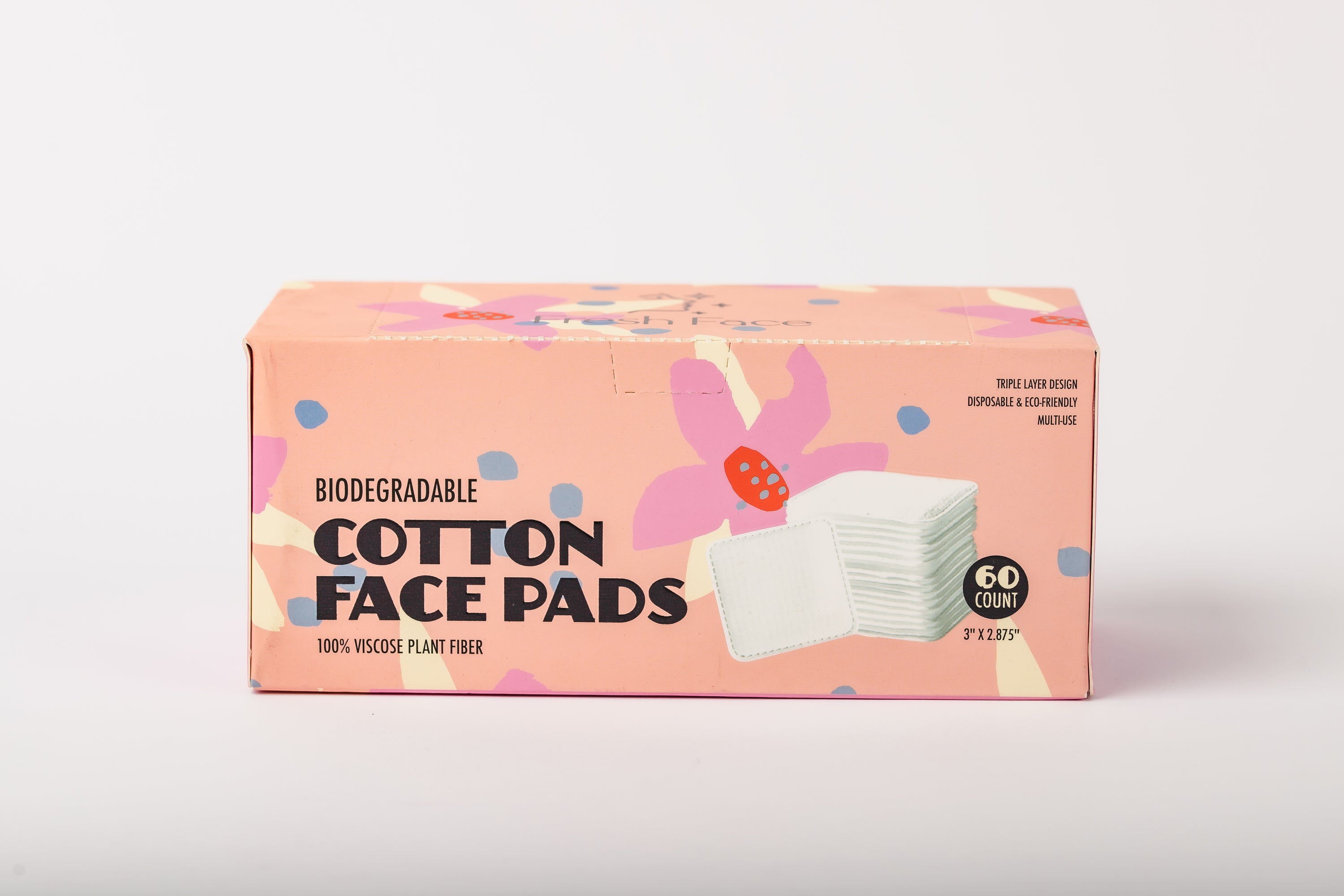 Fresh Face Biodegradable Cotton Face Pads