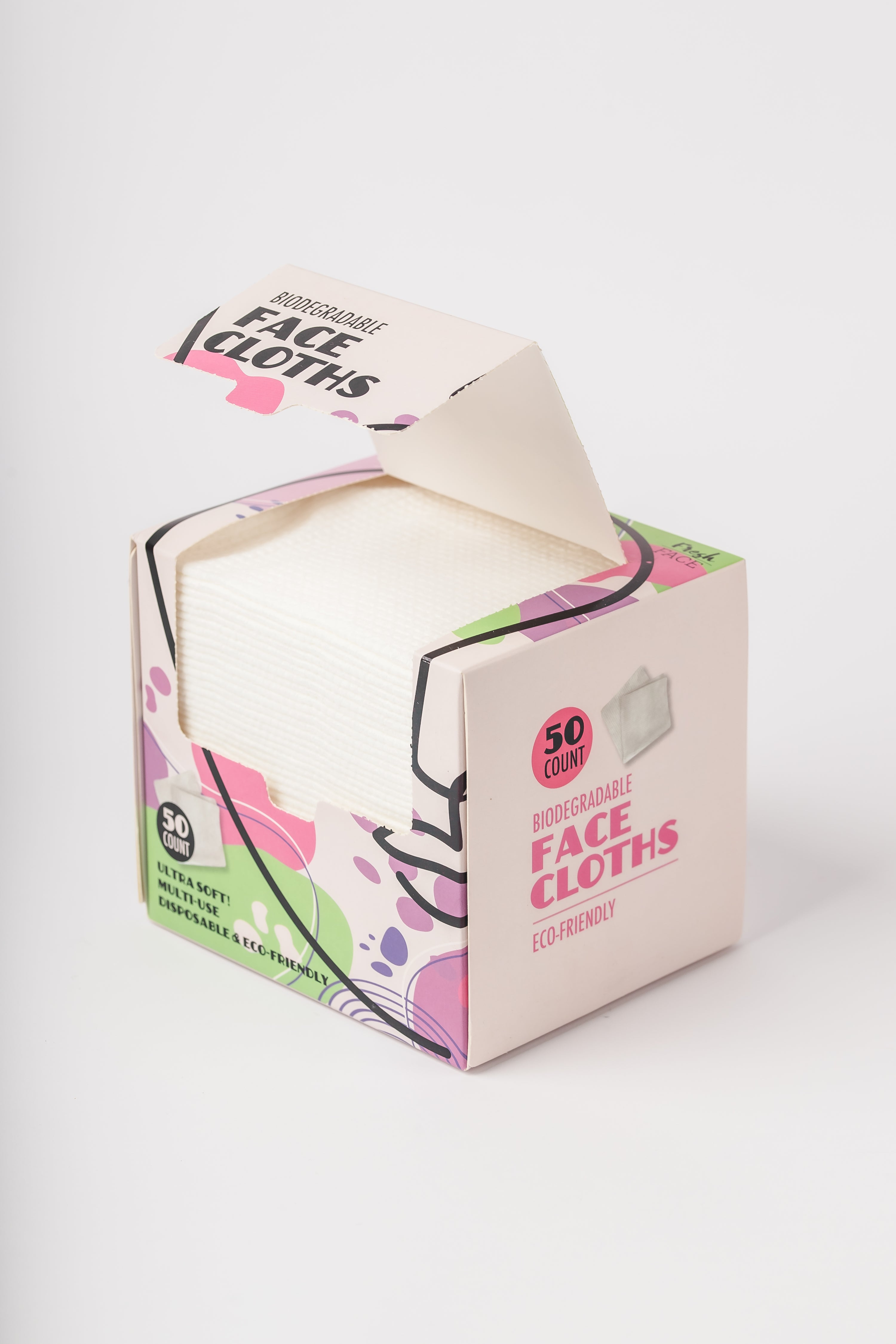 Fresh Face Biodegradable Face Cloths