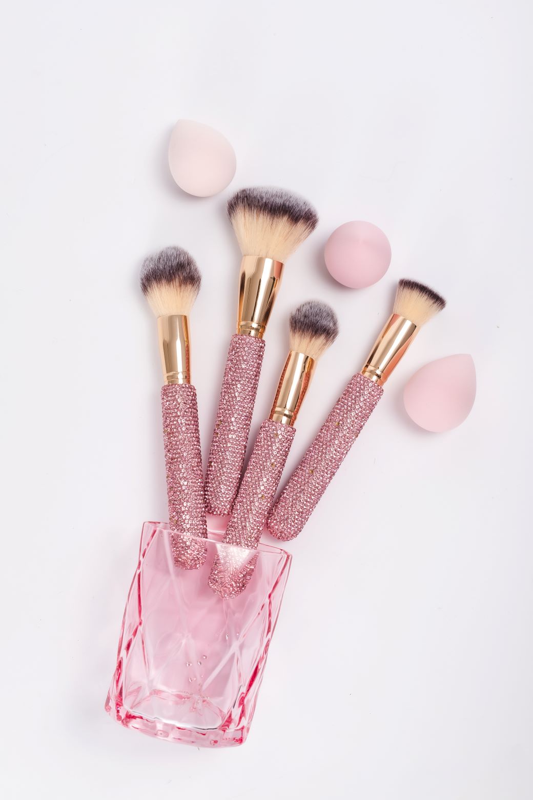 Pink Glitz & Glam | 8pc Oversized Essential Brush Set