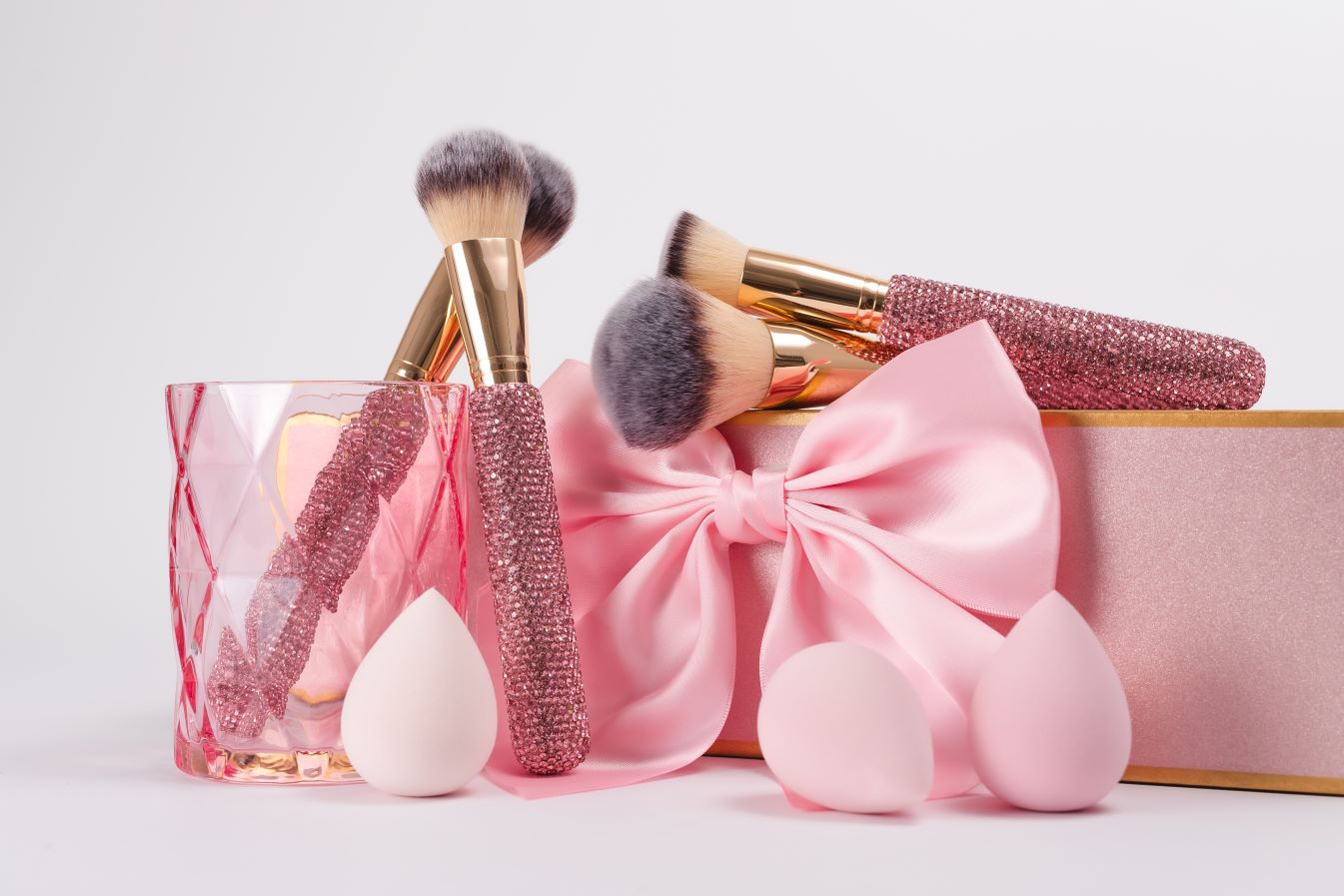 Pink Glitz & Glam | 8pc Oversized Essential Brush Set