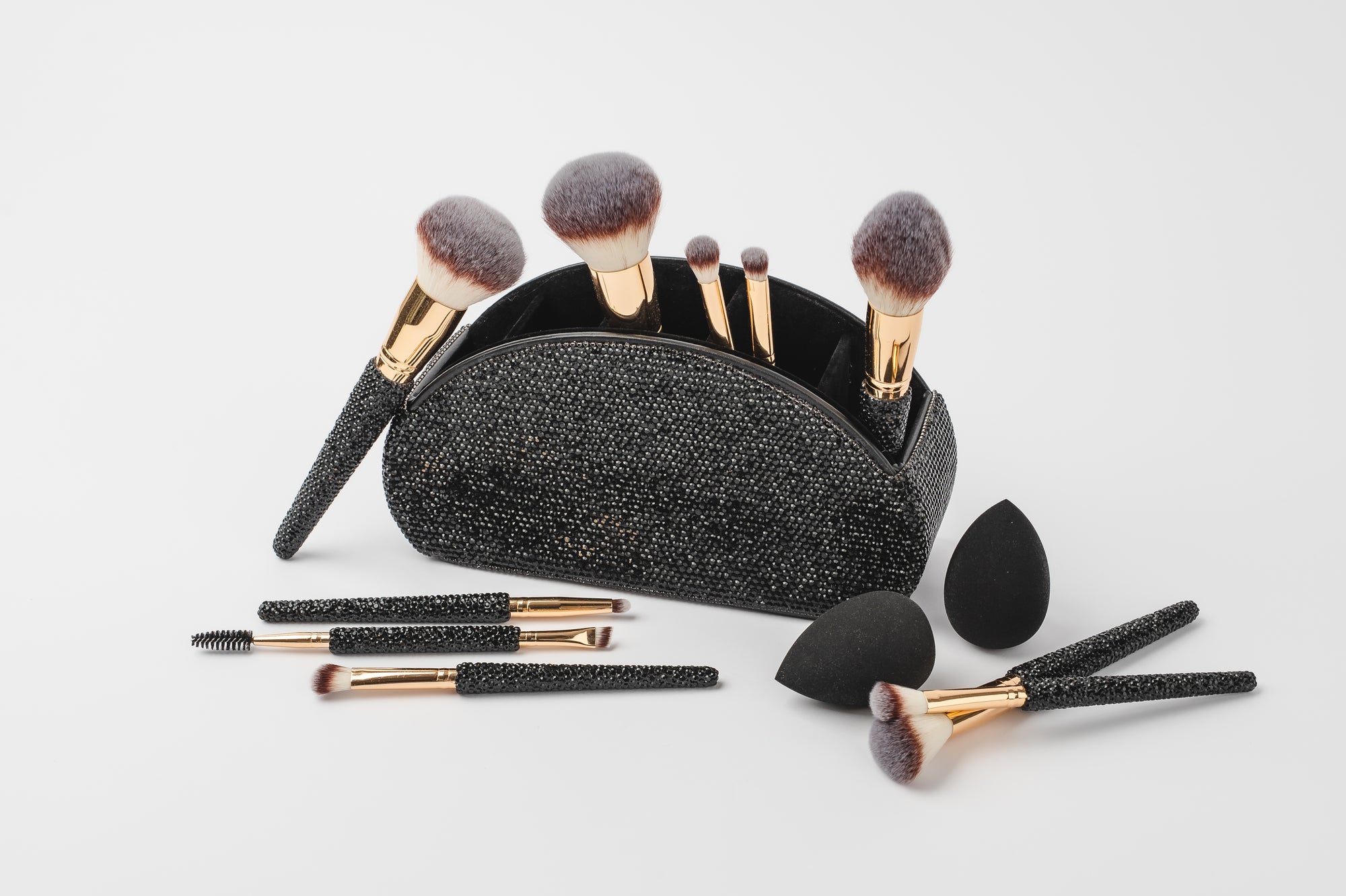 Pre-order | BLACK BLING Glitz & Glam | 13pc Makeup Brush Set | GG4859