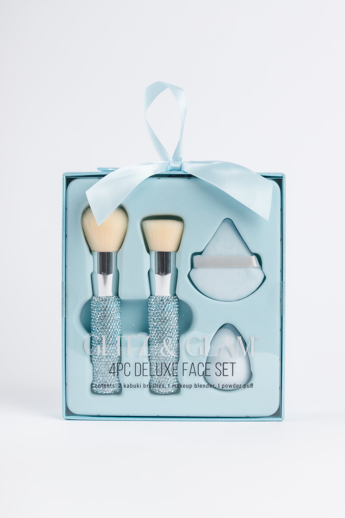 Icy Blue Glitz & Glam 4pc Kabuki Face Set GG18750, product photograph 171