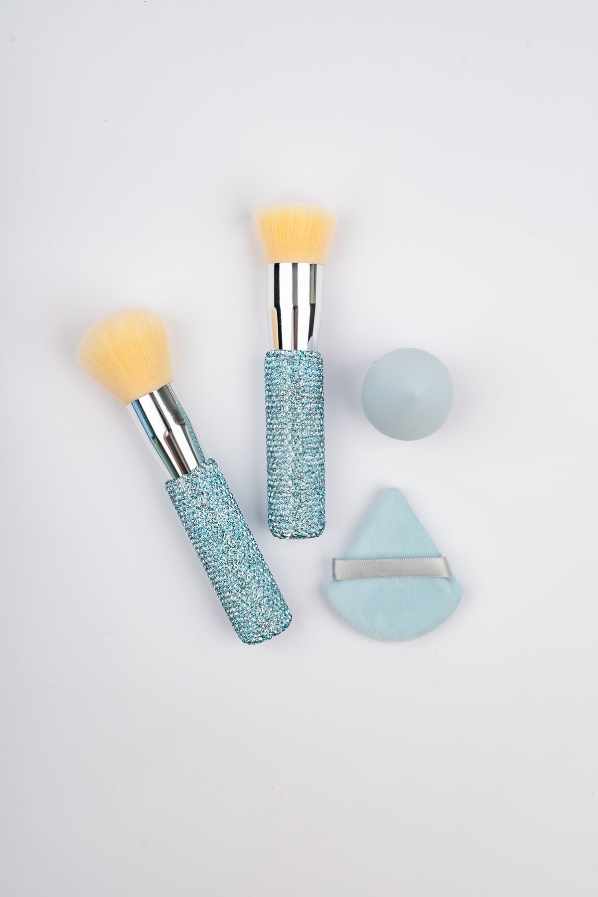 Icy Blue Glitz & Glam 4pc Kabuki Face Set GG18750, product photograph 174
