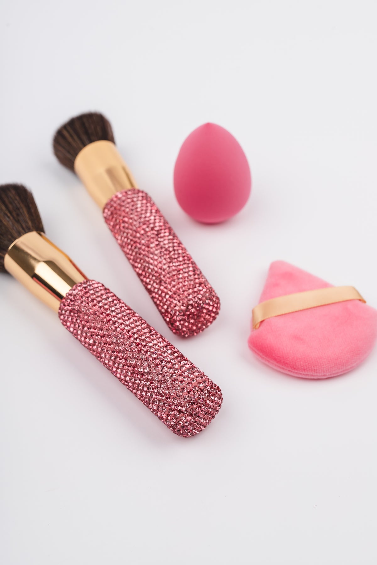 Ruby Pink Glitz & Glam 4pc Kabuki Face Set GG18752, product photograph 103