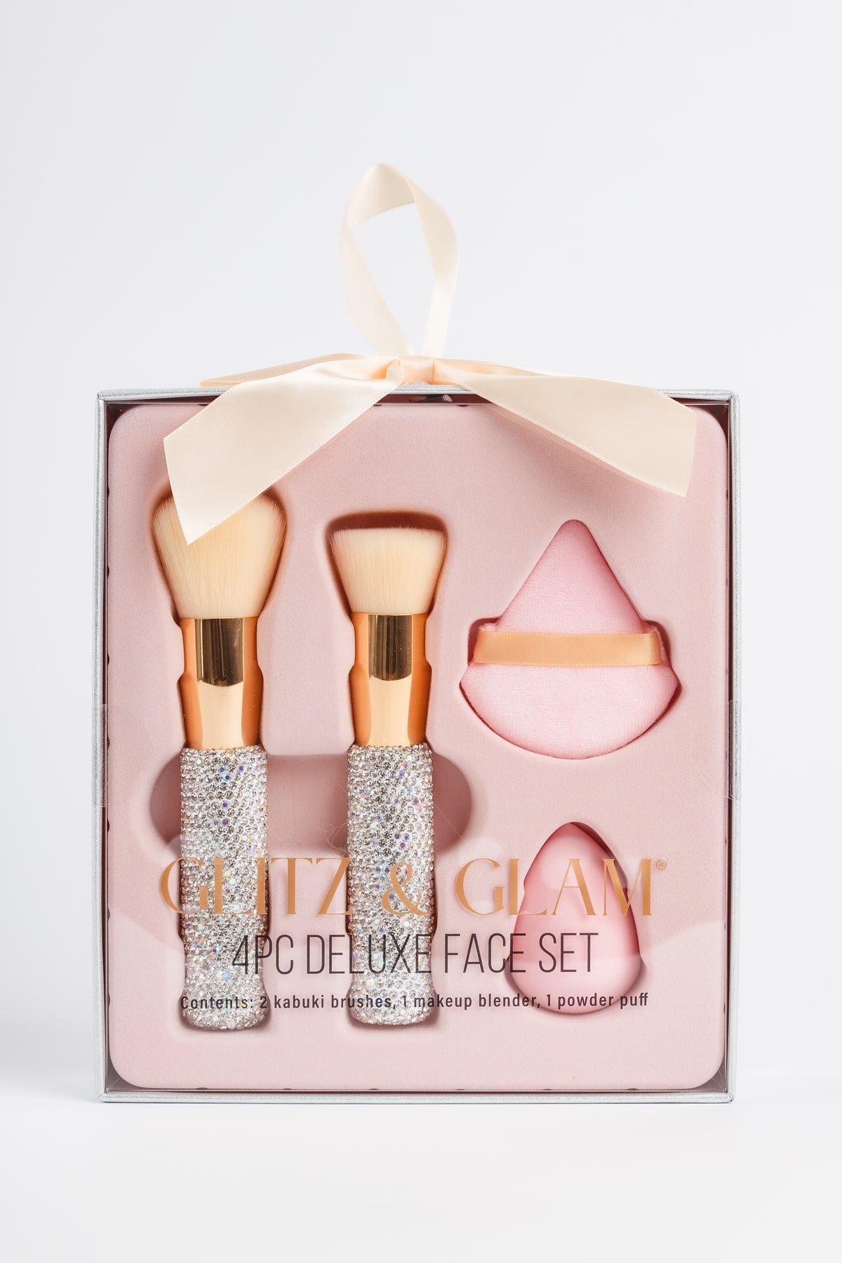 Silver AB Glitz & Glam 4pc Kabuki Face Set GG26396, product photograph 117