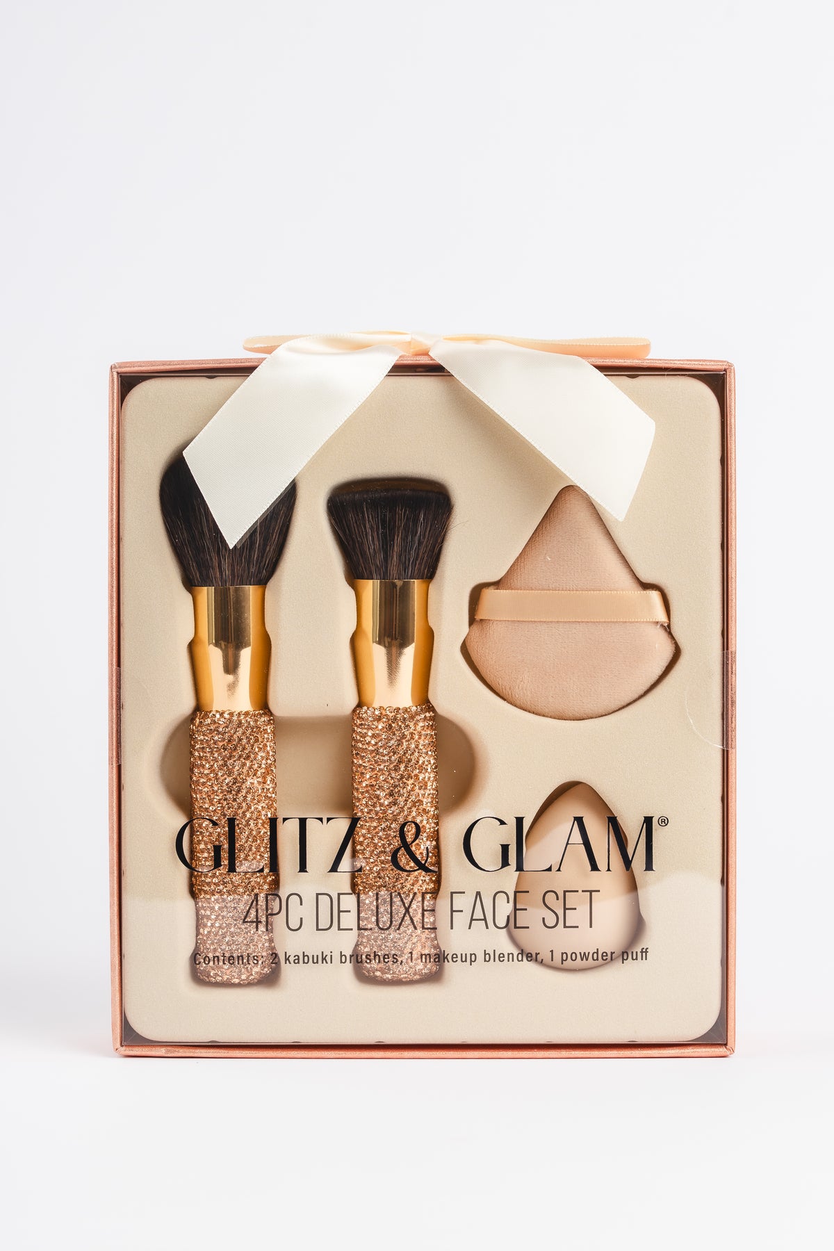 Gold Glitz & Glam 4pc Kabuki Face Set GG26398, product photograph 91