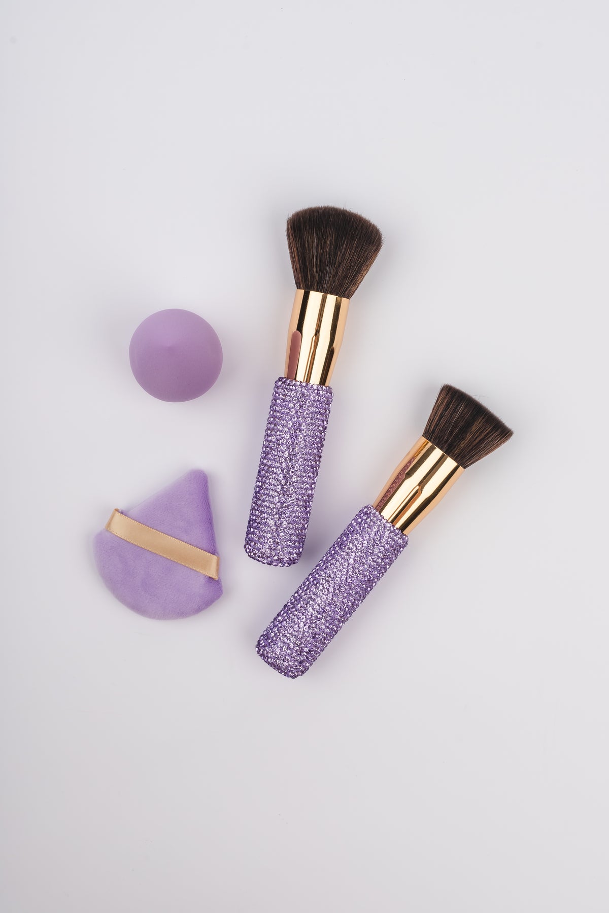 Light Purple Glitz & Glam 4pc Kabuki Face Set GG26399, product photograph 138