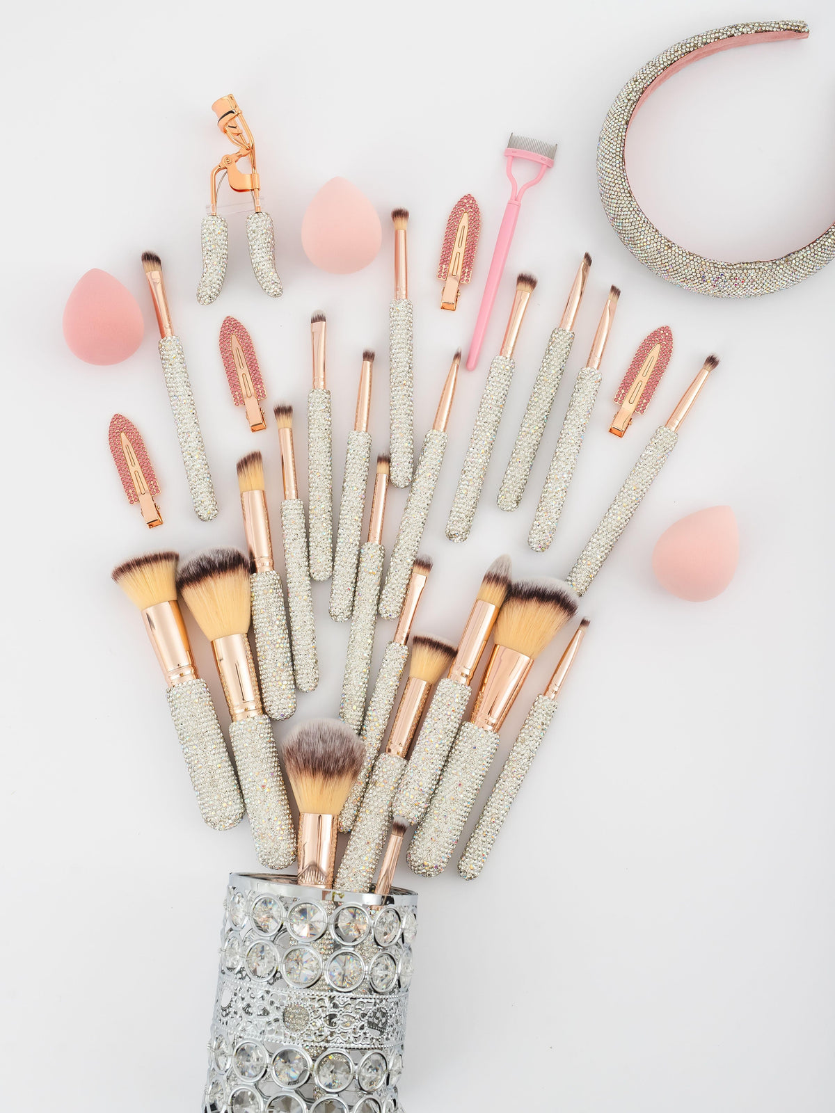 Silver Bling /Rose Gold  Glitz & Glam | 32pc Essential Collection | MU0307BL