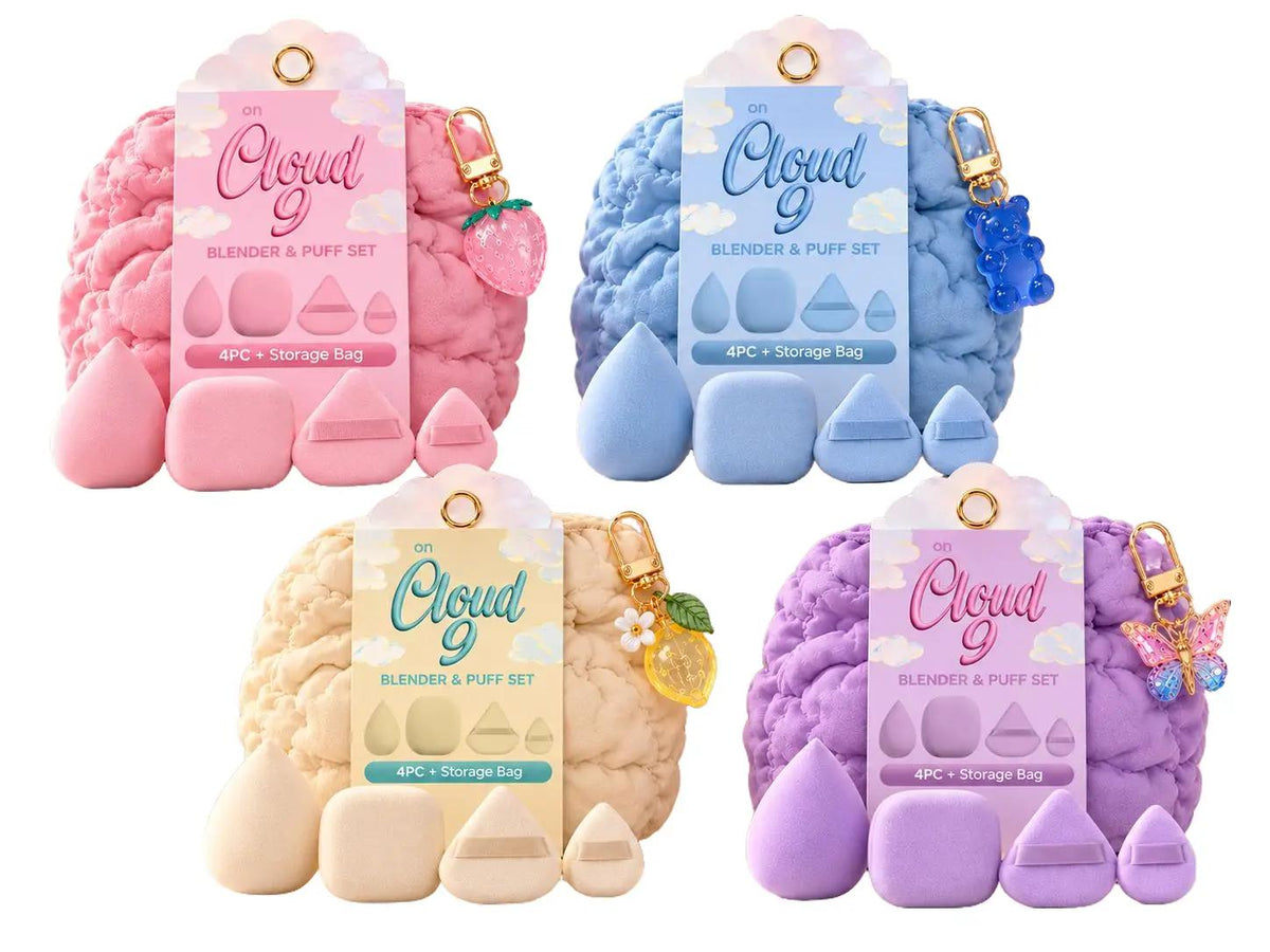 On Cloud 9 | 4pc Soft & Puffy Blender set
