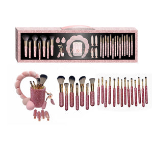 Blush Glitz & Glam | 30pc Essentials Collection Brush Set