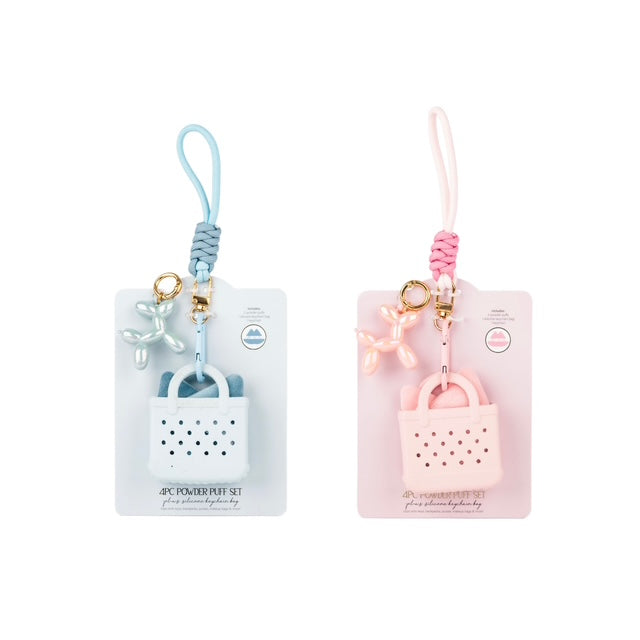 4pc POWDER PUFF SET