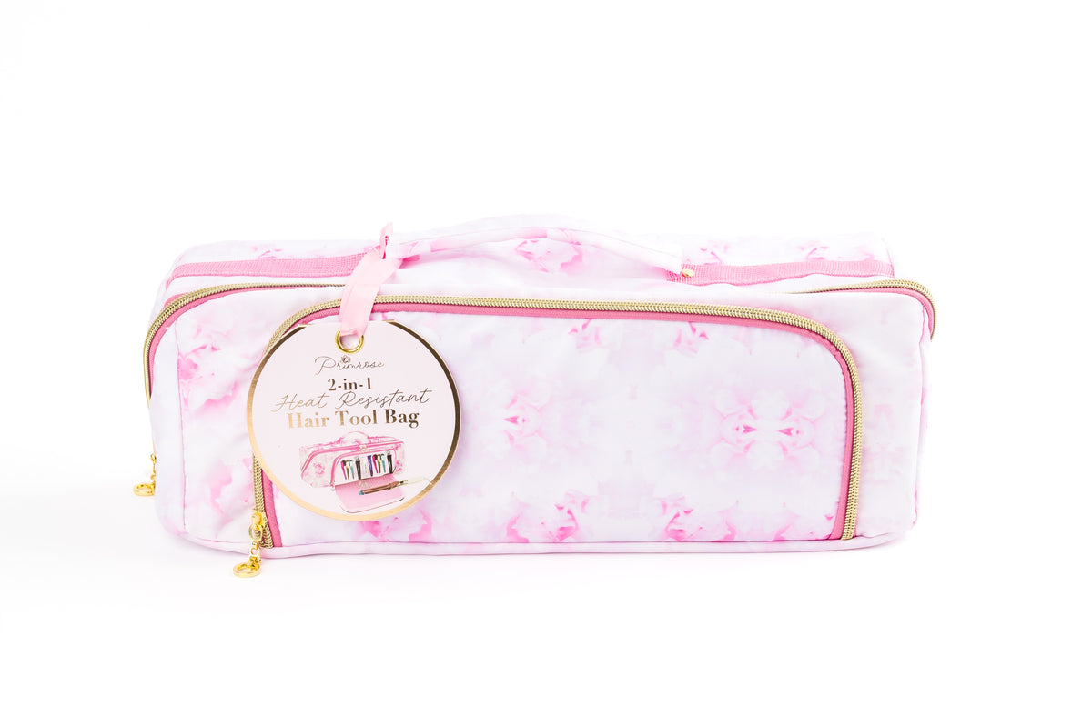 Primrose Hair Tool Bag | Pink Floral