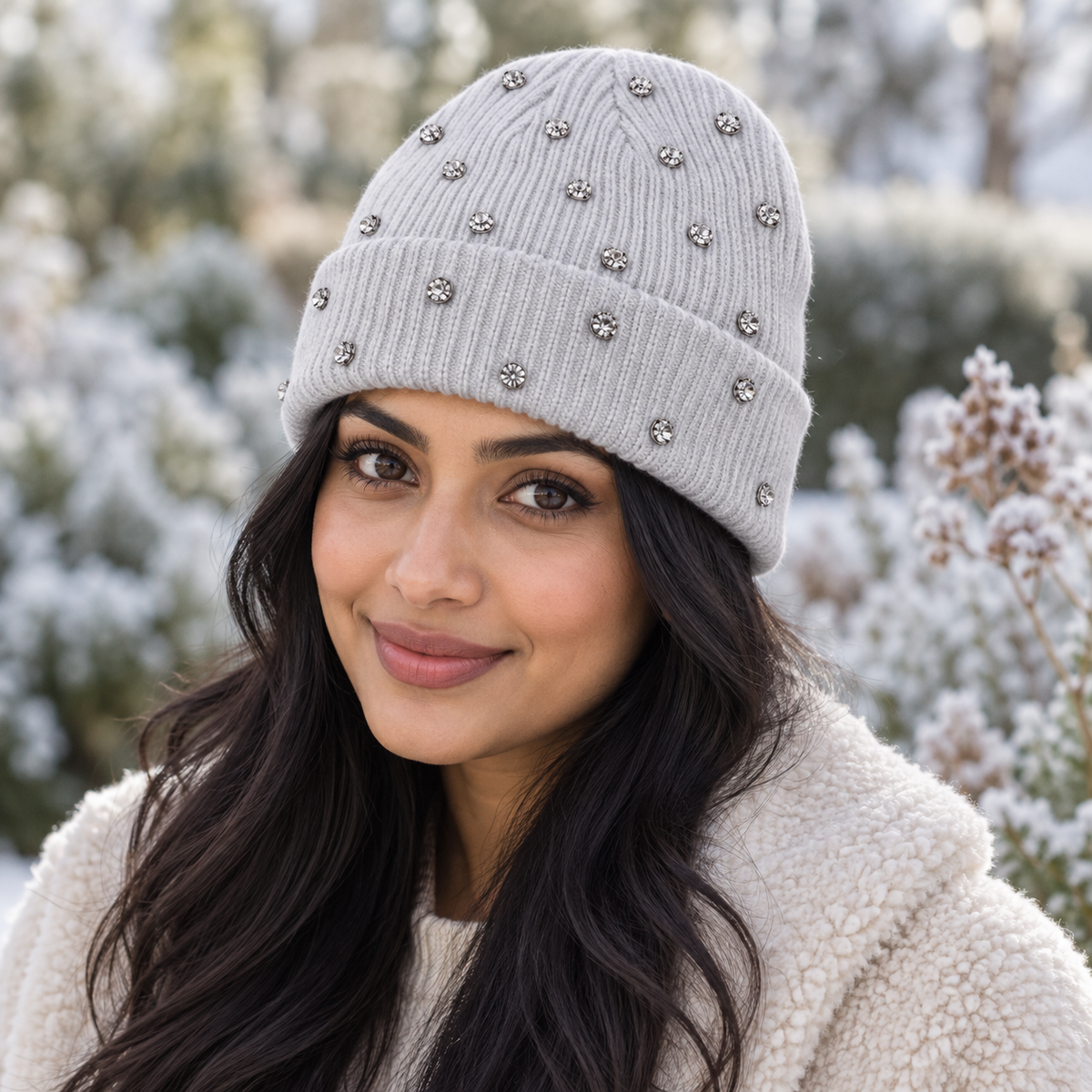 Rhinestone Beanie