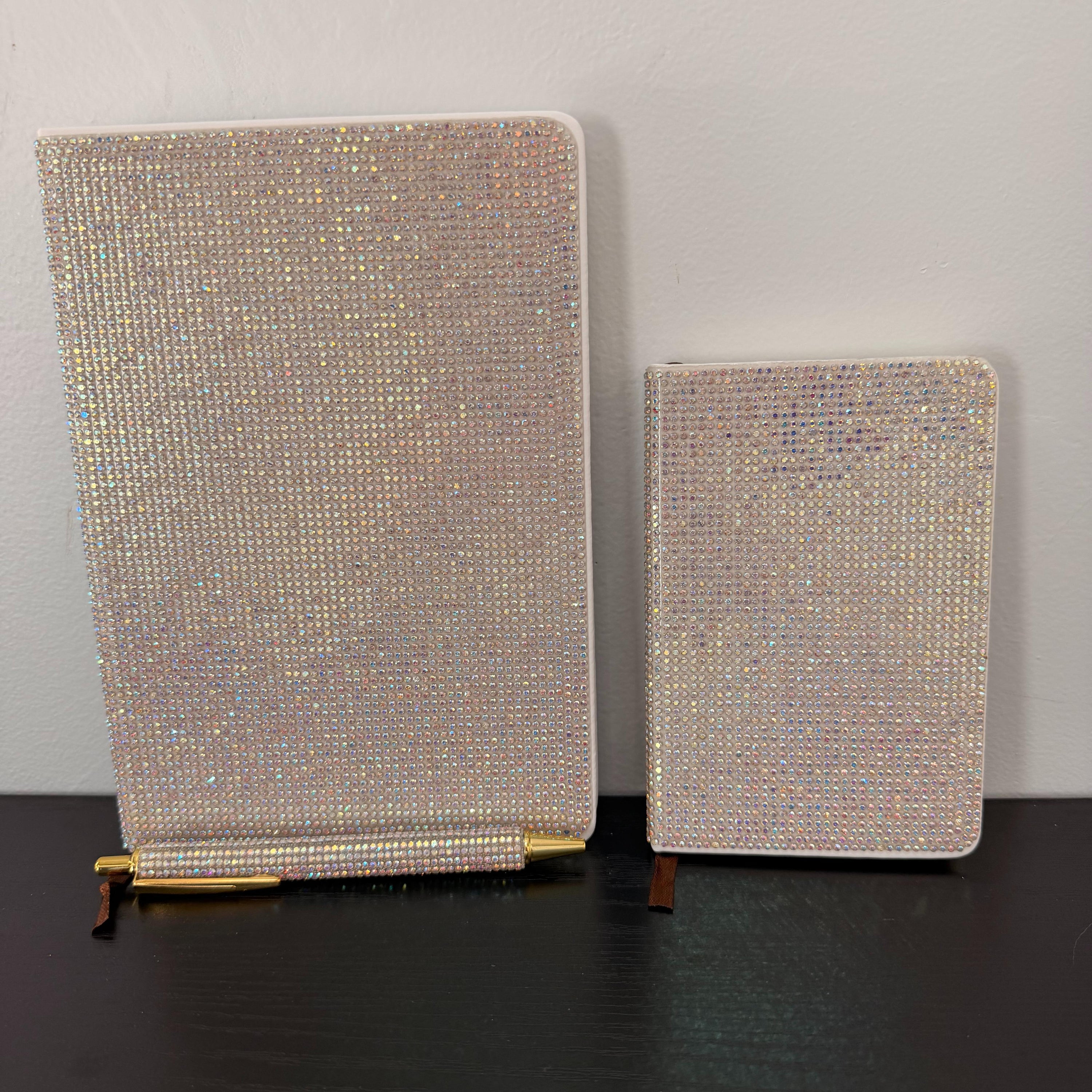 Diamond Studded Notebook & Pen Set