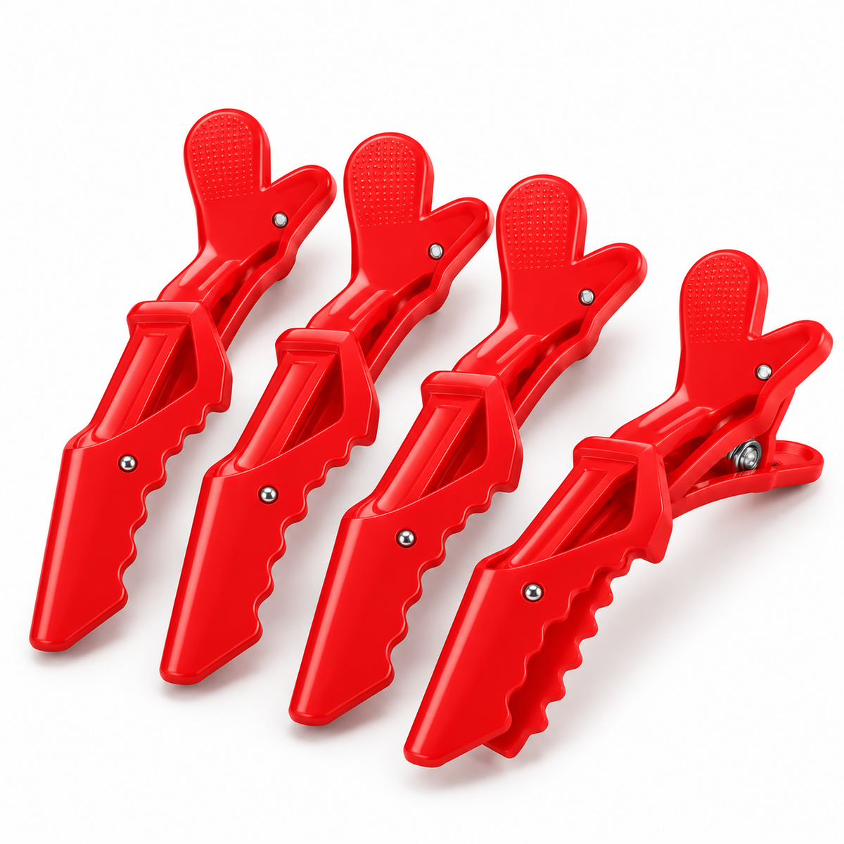 Red & Cocktails four styling clips without packaging, SKU CL0933