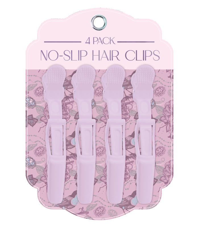 No Slip Hair Clips | Dusty Lavender Holographic Sprinkles (4 Pack) product photo