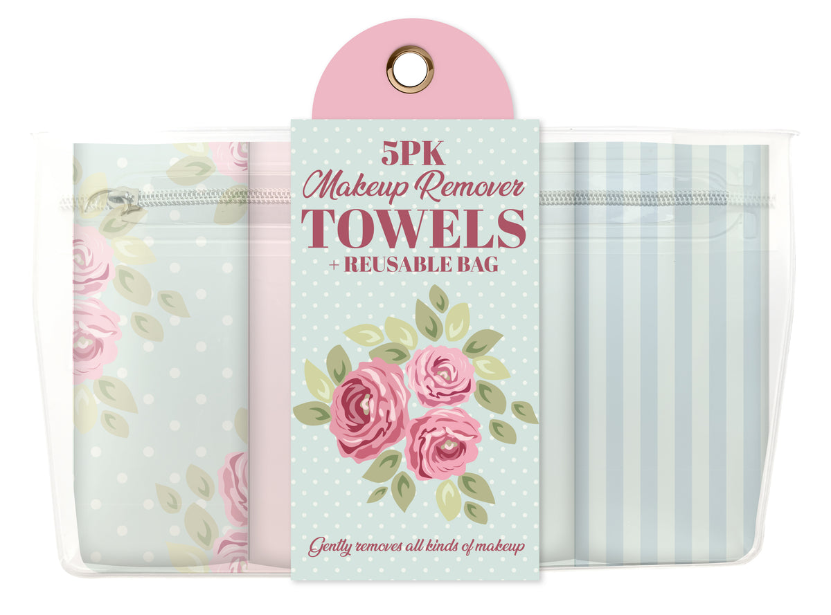 Makeup Remover Towels | Shabby Chic (5 Pack) product photo