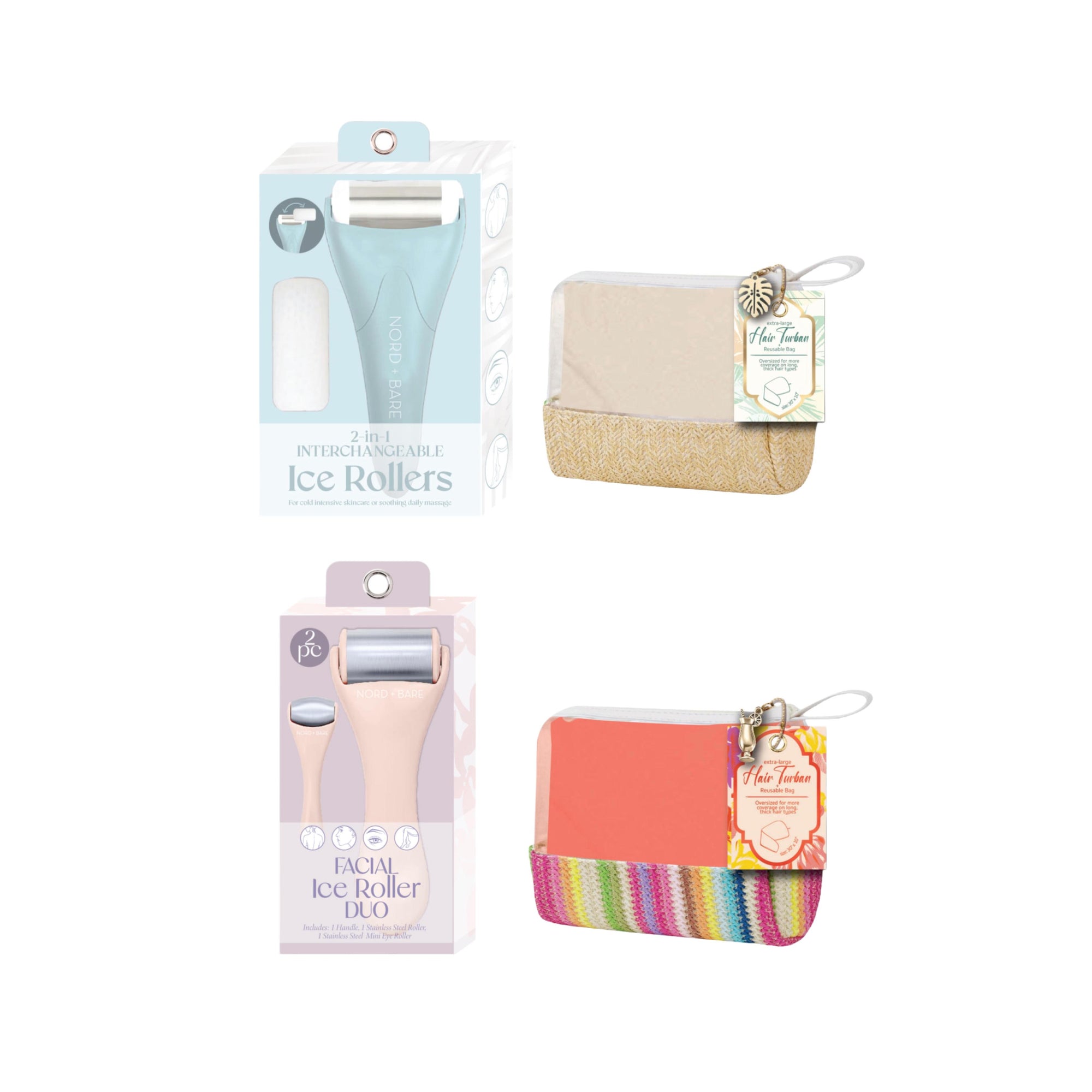 Turban and Face Roller Bundle