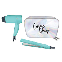 Load image into Gallery viewer, Mint Mini Hair Tool Travel Set
