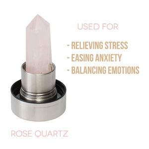 Natural Rose Quartz Crystals and Gem Stones